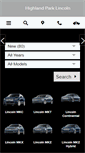 Mobile Screenshot of lincolnofhighlandpark.com
